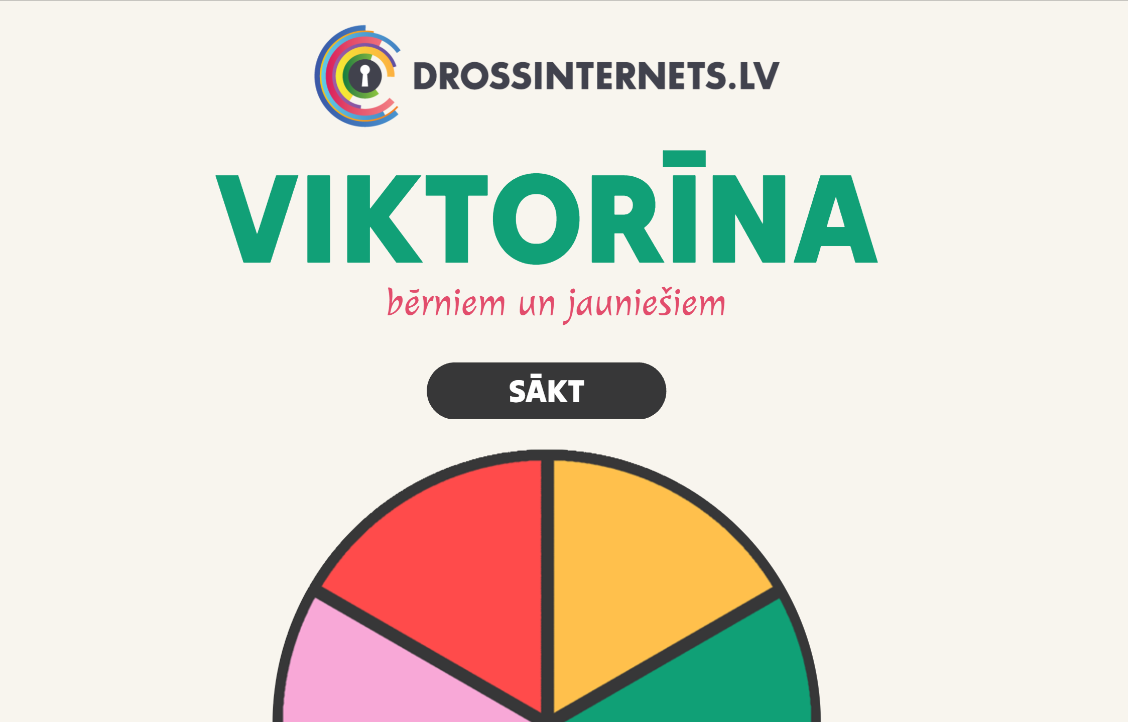 Drossinternets.lv viktorīna vasaras nometnēm